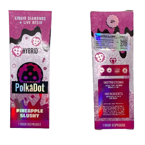 buy polkadot pineapple slushy disposable