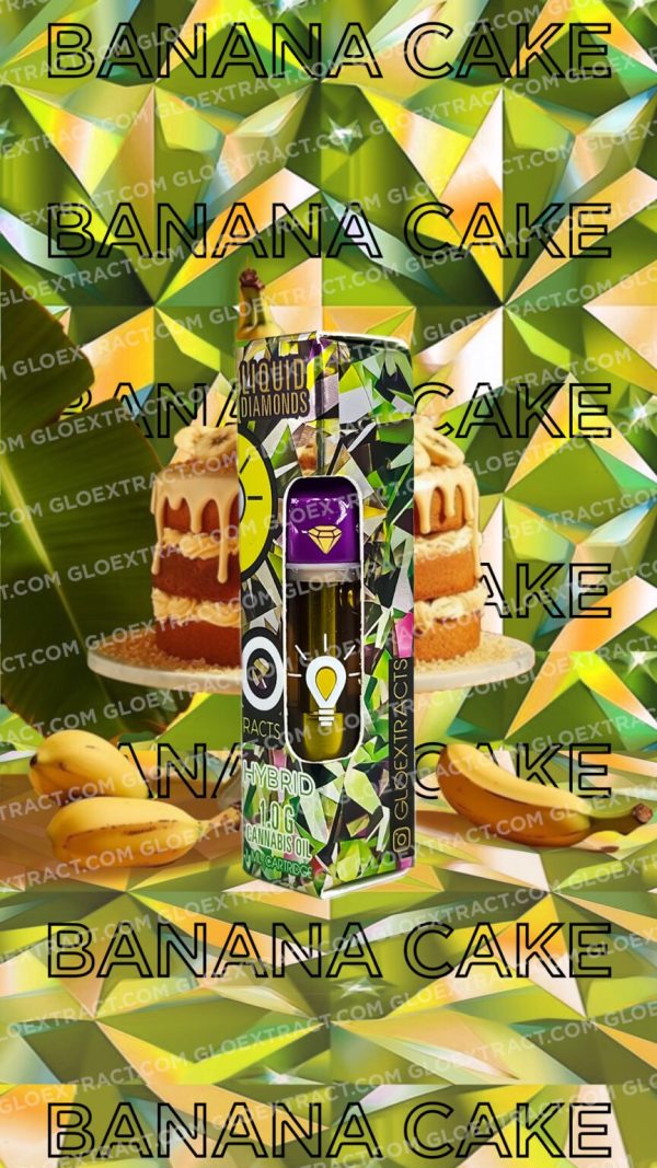 Glo Banana Cake Live Resin Liquid Diamonds