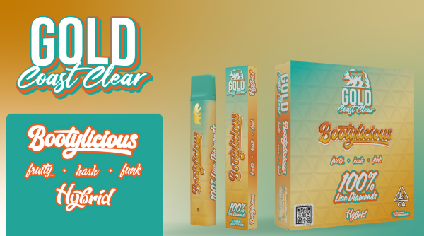 Gold Coast Clear Bootylicious 2G Live Diamond Disposable