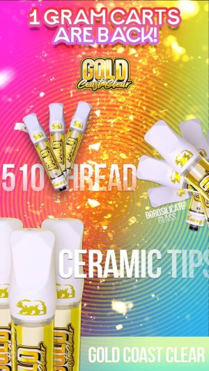 Gold Coast Clear 510 1 Gram Carts