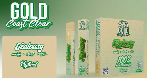 Gold Coast Clear Jealousy 2G Live Diamonds Disposable