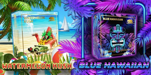 Watermelon Kush / Blue Hawaiian Summer Editon Gold Coast Clear Watermelon Kush / Blue Hawaiian Summer Editon